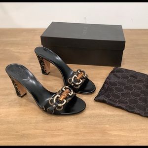 Gucci slides heels shoes 6.5